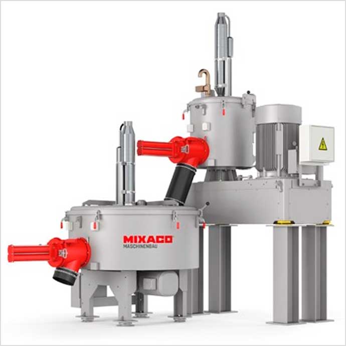 Misturadores de Aquecimento e Resfriamento Vertical (HM + KM V)